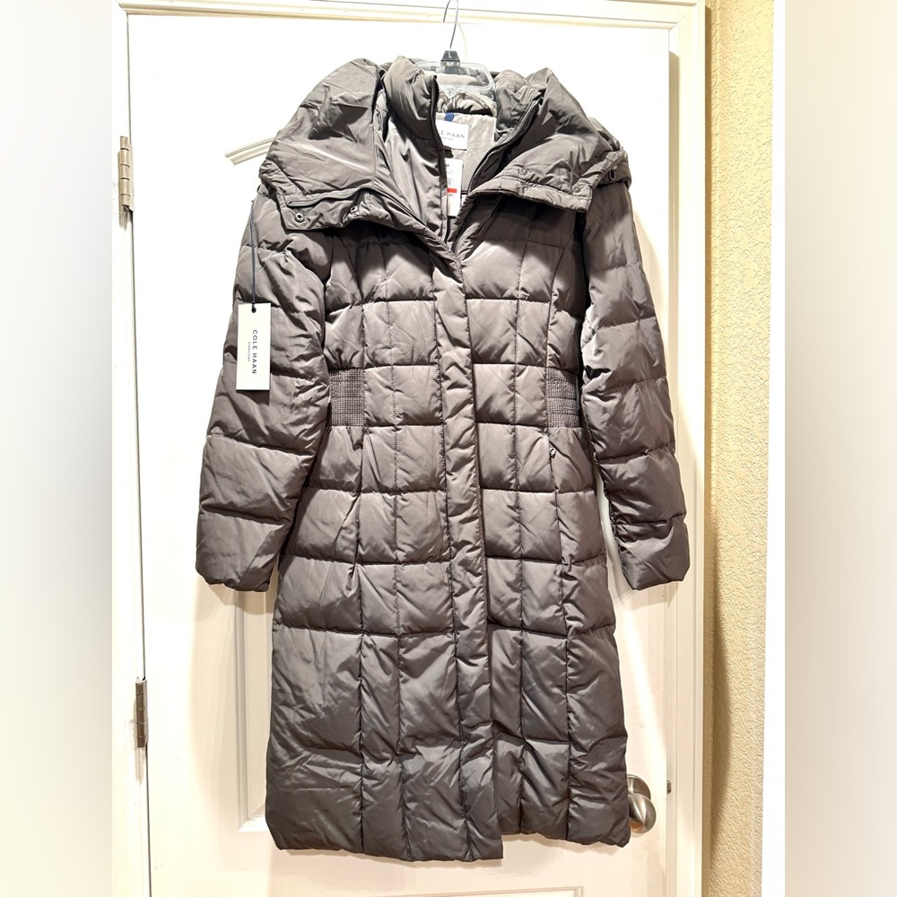 Cole Haan Women's Gray Puffer Coat
